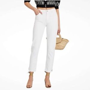 AGOLDE WHITE TONI JEANS SIZE 25